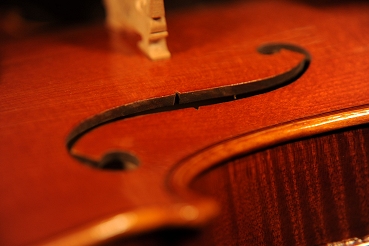 サントスピリト バイオリン Photo 側板 ｆ字孔